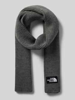 The North Face Gebreide Logo Patch Sjaal Gray Unisex