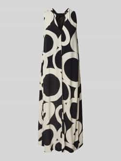 someday Midi-jurk van viscose met V-hals model 'Qedira print'