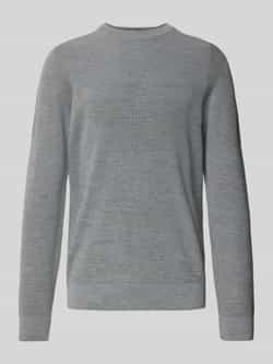 BRAX Gebreide pullover met labeldetail model 'ROY'