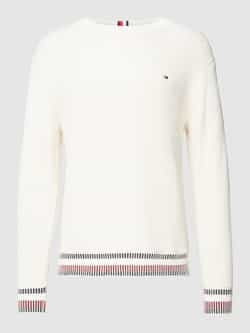 Tommy Hilfiger Gebreide pullover met logostitching model 'SHADOW'