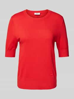 S.Oliver RED LABEL Slim fit gebreide trui van viscosemix