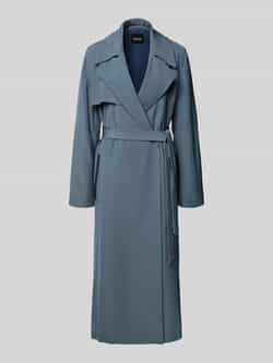 Boss Regular fit trenchcoat met strikceintuur