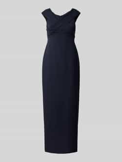 Lauren Ralph Lauren Off shoulder-avondjurk met deelnaad model 'IRENE'