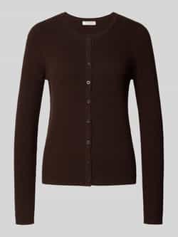 Christian Berg Woman Gebreide cardigan met structuurmotief