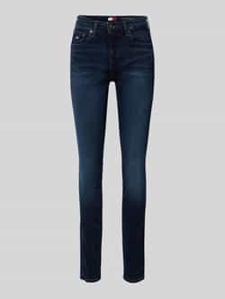 TOMMY JEANS Skinny fit jeans LW SKN CH12 met logo-badge logoborduring