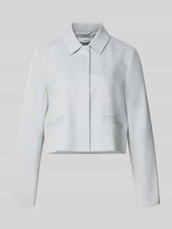 Comma Regular fit blazer met paspelzakken