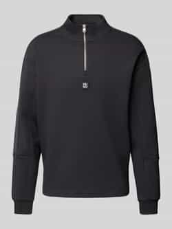 HUGO Regular fit sweatshirt van katoenmix model 'DANOVOTOP'