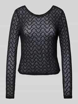Only Slim fit shirt met lange mouwen van katoenmix model 'ANGILA'