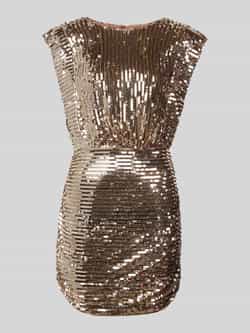 Boss Orange Smalle cocktailjurk met pailletten model 'C_DILLANA'