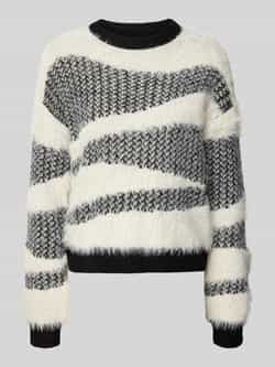 Vero Moda Regular fit gebreide pullover met structuurmotief model 'CALLIE'