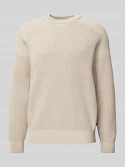 Boss Orange Gebreide pullover met extra brede schouders model 'Alamaka'