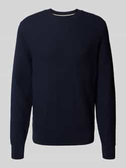 Boss Regular fit gebreide pullover van zuiver katoen