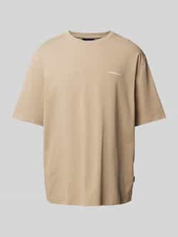 lindbergh Oversized T-shirt met labelprint