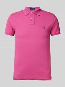 Polo Ralph Lauren Fuchsia Polo Pony Geborduurd Shirt Pink Heren