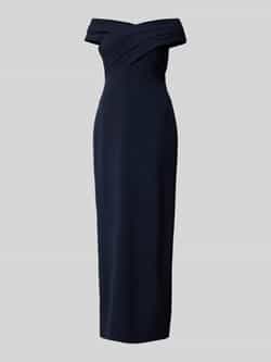 Lauren Ralph Lauren Off shoulder-avondjurk met deelnaad model 'IRENE'