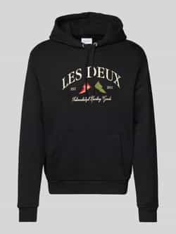 Les Deux Hoodie met logostitching model 'Ivy'