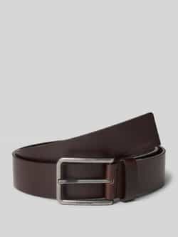 CK Calvin Klein Leren riem met doornsluiting model 'WARMTH BUCKLE'