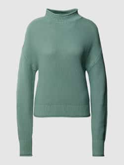 QS by s.Oliver Gebreide pullover met opstaande kraag