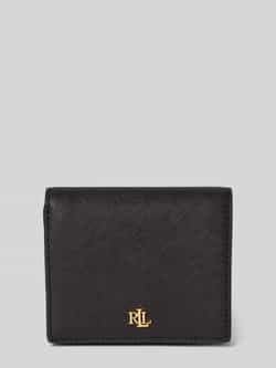 Lauren Ralph Lauren Leren portemonnee met labelapplicatie