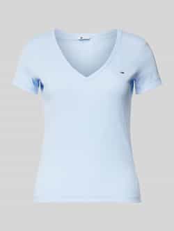 Tommy Hilfiger Overhemd Geribbeld VNeck T-shirt WW0WW31775