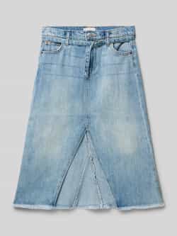Only KIDS GIRL denim; spijkerrok medium blue denim Blauw Effen 152