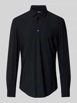 Jake*s Slim fit zakelijk overhemd met effen structuur