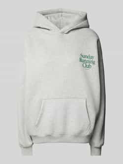 ANOTHER COTTON LAB Oversized hoodie met statementprint model 'Sunday Running Club'
