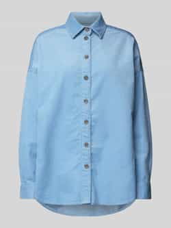 Christian Berg Woman Relaxed fit corduroy blouse met overhemdkraag