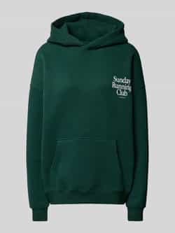 ANOTHER COTTON LAB Oversized hoodie met statementprint model 'Sunday Running Club'
