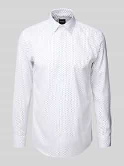 Boss Slim fit overhemd van katoenmix