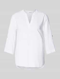 S.Oliver RED LABEL Regular fit blousetop van mix van linnen en viscose