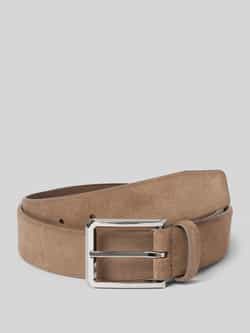 Boss Leren riem met doornsluiting model 'Caleb'