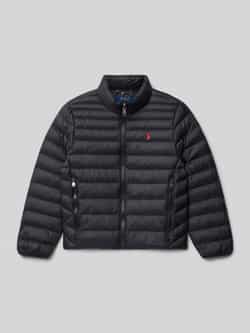 Polo Ralph Lauren Teens Gewatteerd jack met opstaande kraag en labelstitching