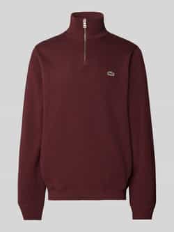 Lacoste Gebreide pullover met opstaande kraag