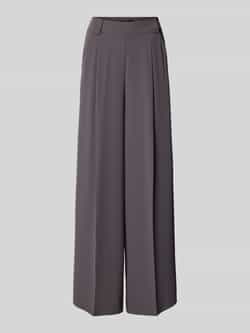 Windsor Wide leg stoffen broek met bandplooien