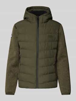 Superdry Gewatteerd jack met capuchon en ritszakken