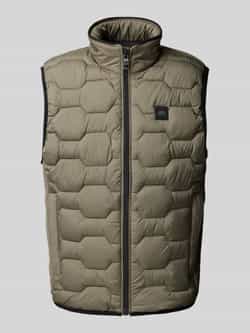 Tom Tailor Regular fit bodywarmer met opstaande kraag