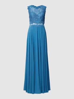 Mascara Avondjurk met bloemenborduursels