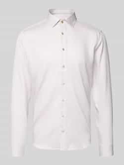 Seidensticker Slim fit zakelijk overhemd van katoen met kentkraag