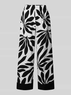 B.Young Regular fit stoffen broek met all-over print model 'Janina'