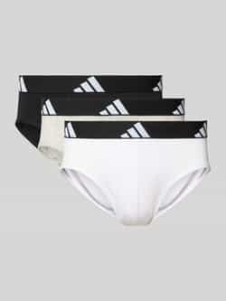 ADIDAS SPORTSWEAR Slip met elastische band met logo in een set van 3 stuks model 'Active Flex'