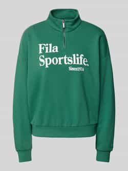 Fila Oversized sweatshirt met opstaande kraag model 'LACHY'