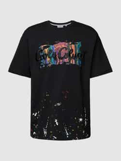 Carlo colucci T-shirt met motiefprint
