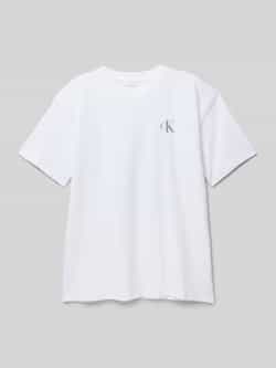 Calvin Klein Jeans T-shirt met motiefprint aan de achterkant model 'MIAMI'