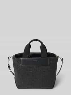 CK Calvin Klein Handtas met structuurmotief model 'RAFFIA'