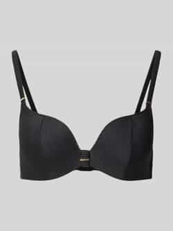Bikinitop met labeldetail model ‘CASSIE’