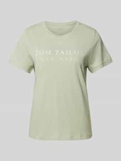 Tom Tailor T-shirt met labelstitching