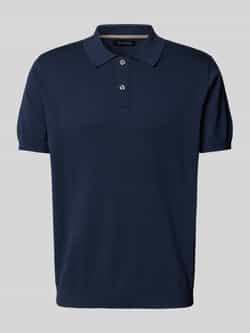 Christian Berg Men Poloshirt met labeldetail