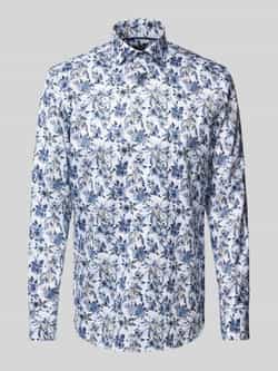 OLYMP SIGNATURE SLIM FIT Slim fit zakelijk overhemd met kentkraag model 'Savio'