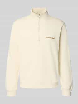 Jack & jones Sweatshirt met schipperskraag en labelstitching